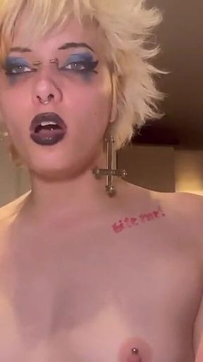 You Lied About Your Cock! Goth Tinder Date Cuts Your Cock off with Tiny Tool