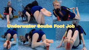 Underwater Scuba Foot Job - MP4 HD
