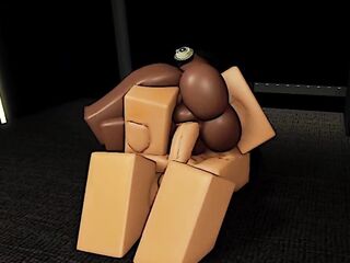 Black Small Roblox Gamer Gal Cunt gets Filled!