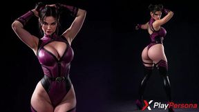 i tamed this wild and fanged vixen mileena, flipping her on all fours and fucking her tight juicy ass hard [ai]