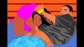 Candace Faces Off Against Gianna in Steamy Anime Striptease Showdown