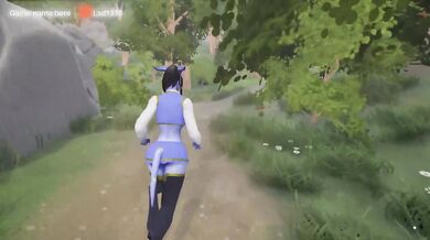 Cursed Demoness Facefucked Submissive Elf Witch Till Mana Tank Gushed In Backyard Roleplay