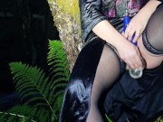 Outside fucking my thight norwegian pussy!