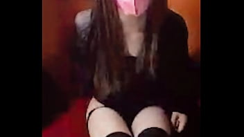 【個撮】声を出さずに静かにオナニーする変態な男の娘の動画