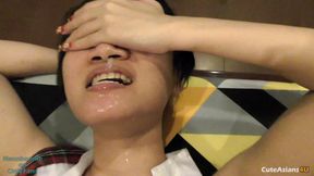 White teacher fucks Asian student