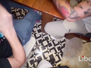 HOTWIFE GETS THE URGE TO SUCK KNOB AT A SWINGER PARTY