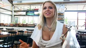 Stunning Blond Model Lacie Seduces With Sultry Sex Talk and Passionate Kisses