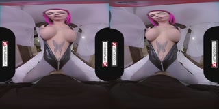 VR Porn Dino Crisis and her Big Tits Gobble Your Cock POV on VRCosplayX.com