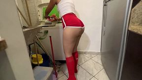 Stepmom's Sexy Workout Leads to Boner and Help from Good Stepmom