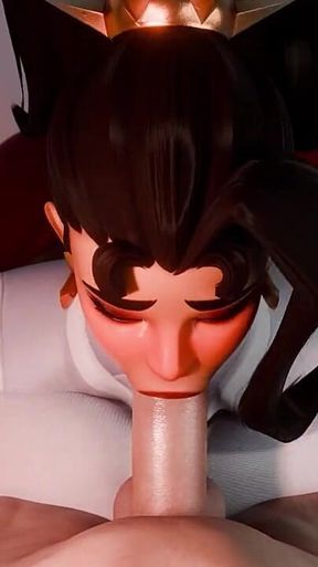 Overwatch Vendetta Sloppy Blowjob POV 3D Animation Rule34