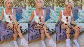 Smoking and crushing 120 cigarette - Kinkerbell23
