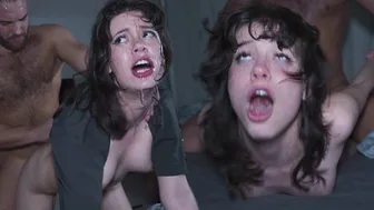 Drooling redhead and brunette sluts used like meat by MrBigFatDick