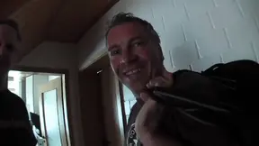 Amateur blonde MILF gives double anal and gets her big ass fucked