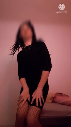 Crossdresser dancing and feeling sexy