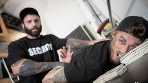 Bo Sinn Creamps Hairy Beefcake Markus Kage - Hot Gay Action!