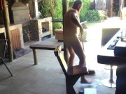 Day outdoors, sweep and happy ending