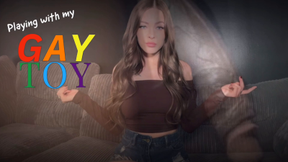 Playing with my Gay Toy