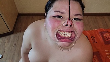 I love how I look with my face humiliated by my man
