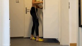 SNEAKERS SHOEPLAY IN A PARK SMELLY FEET - MOV HD