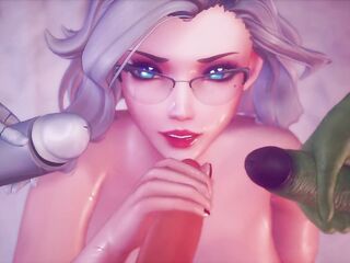 Subverse - Lily Lesbo scenes (4K, CG Manga Game, Uncensored)