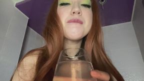 Goddess Bath Water & Spit Drink for My Obedient Slave