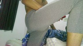 Hairy Naughty Showing off