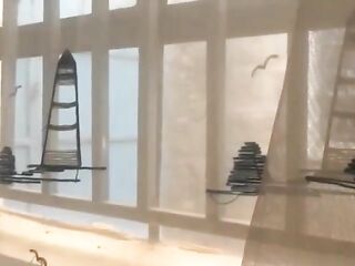 FREAKY MALE NEARLY CAUGHT WANKING THROUGHOUT THE WINDOW