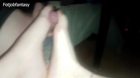 A Hot Footjob After Work!!