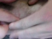 My cute little prolapsing asshole lips squeezing down and on the tip of your massive cock