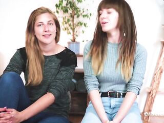 Ersties -Die Saarlï¿½nderinnen Nicky F und Kate lecken und fingern sich gegenseitig