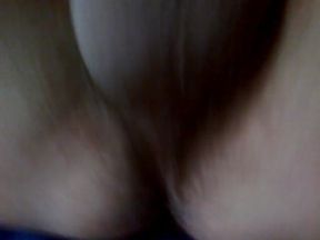 Solo jerking - closeup, hairy cock