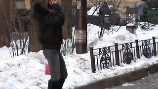 MONSTROUS THREAT Blow Job Queen Takes Down a COLossal 1  Her Gigantic Ass Condom Can Barely Hold It All In!