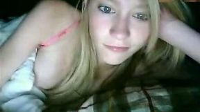 Super cute green eyed teen flirts with me on webcam chat