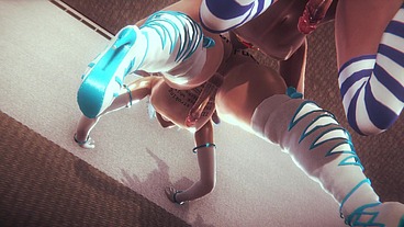 Yaoi Femboy - Femboy eats Kaze's ass to orgasm - Sissy Femboy Trap Japanese Asian Manga Anime Game Porn