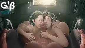 Cute Hunters Seduce Massive Futanari Beast in Steamy Forest Rendezvous