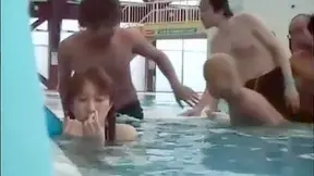 Thrills: Beauty into Steaming Pool Encounter – Raw JAV