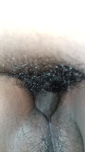 Lovely asian wife moaning while under arm licking