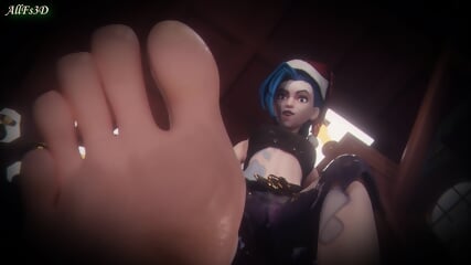 Jinx Xmas FootDom POV [ALLFS3D]