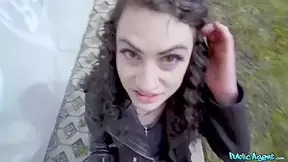Erik Everhard And Lydia Black In Skinny Curly-haired Bitch Gives Up Her Pussy For Some Cash