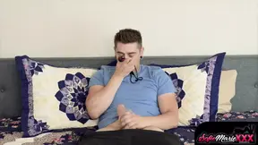 Sofie Marie Catches Stepson Sniffing Her Panty And Fucks Him