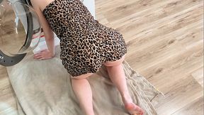 Stepson Fucks Stepmom - Huge Ass - Tight Pussy - Creampie