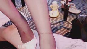 Five Pairs of Louboutin · Dior · Roger Vivier – Rotating Deep Urethral Heel Maintenance