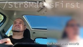 Aussie Uber Baldie Chokes Str8 Salt Bae Gushing Car Cum Flood