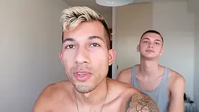 Twink Gives Massage With Happy Ending + Behind The