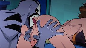 Rook and Ben munching n ravaging in their couch - NSFW animated parody porno (LOOP)