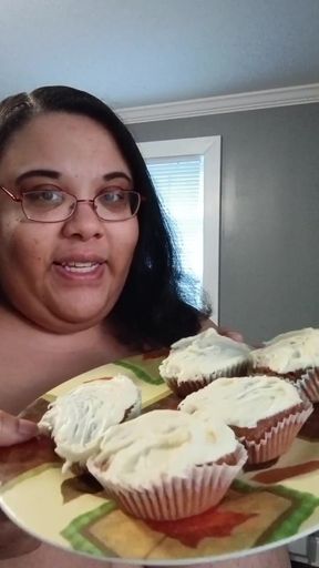 Stuffing My Face with Cupcakes While Naked