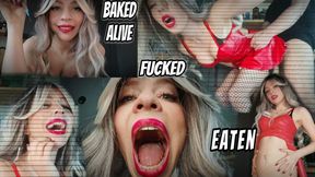 Baked Alive & Eaten While My BF Fucked Me