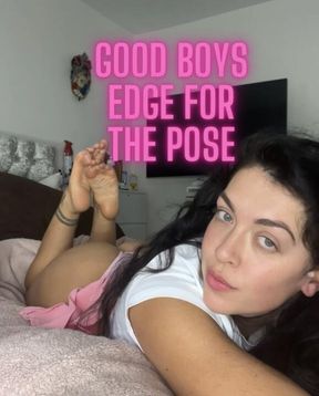Good boys edge for the pose