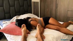 I joke at my girlfriend but she fucks me and calms me down