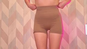 Panty Try-On Tease - Tight, Sheer &amp_ Soaked